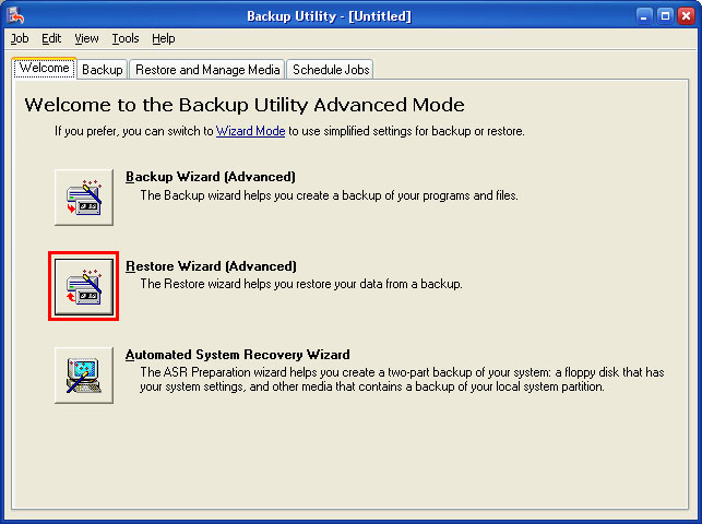 Backing up and restoring the Windows registry