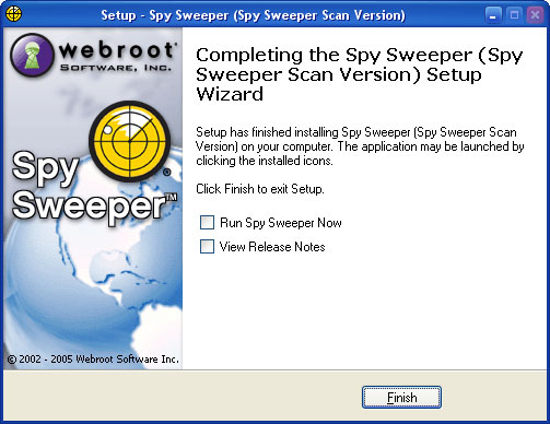 spysweeper cleanup utility