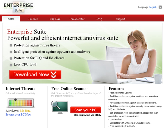 Enterprise Suite - home page Enterprise Suite - home page