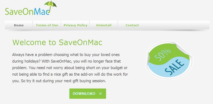 SaveOnMac ads