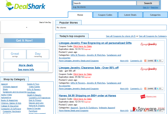 DealShark ads