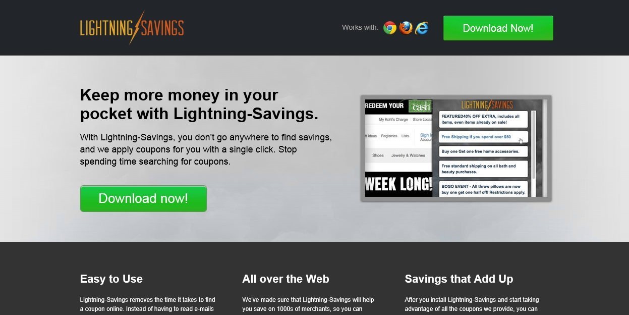 Lightning Savings virus