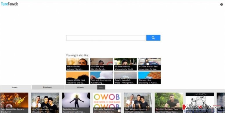 Tunefanatic.com redirect