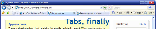 Microsoft Internet Explorer 7