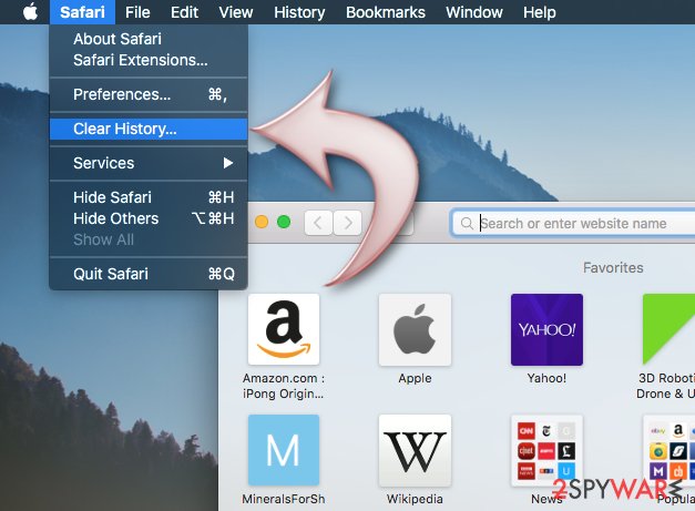 reset safari osx