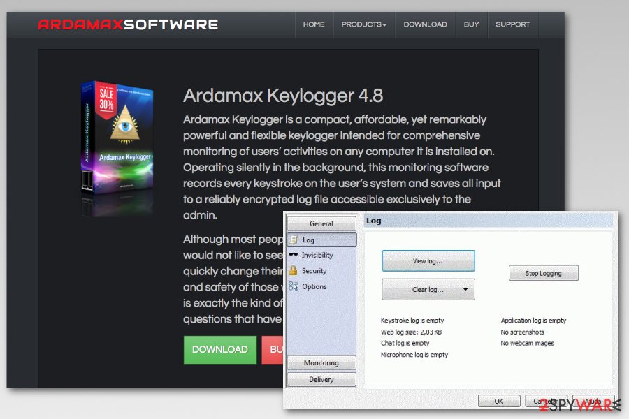 Ardamax keylogger