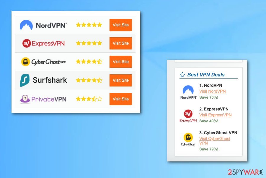 Best rated VPNs