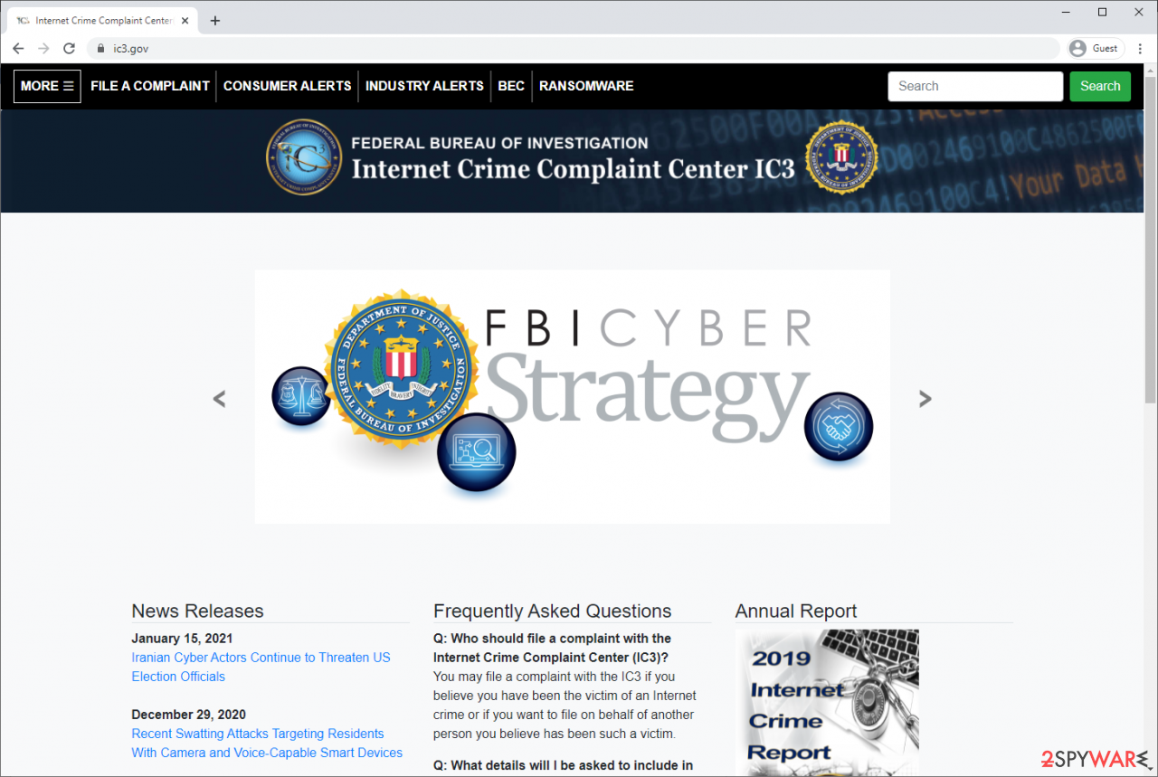 Internet Crime Complaint Center IC3