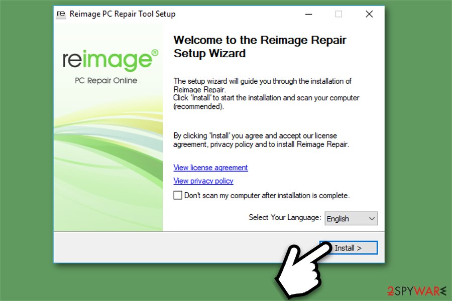 Install Reimage