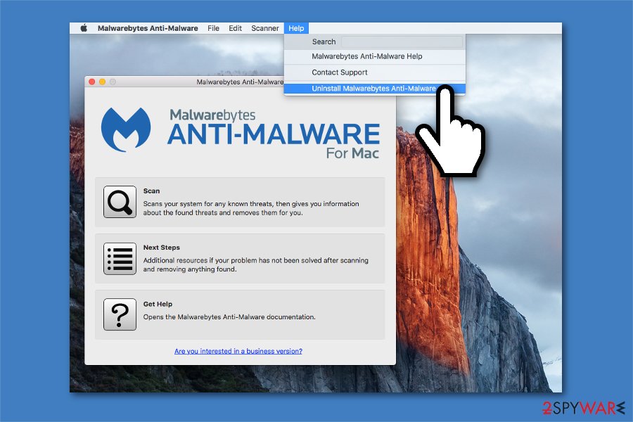 delete malwarebytes from mac