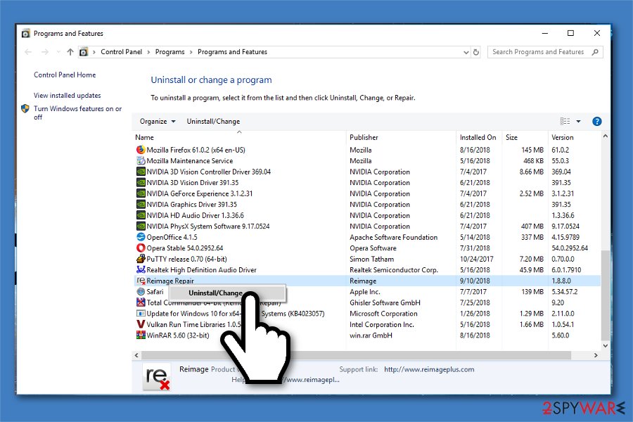 how to uninstall reimage cleaner on windows 10 how to uninstall reimage cleaner on windows 10