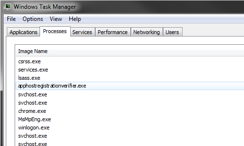 apphostregistrationverifier.exe apphostregistrationverifier.exe
