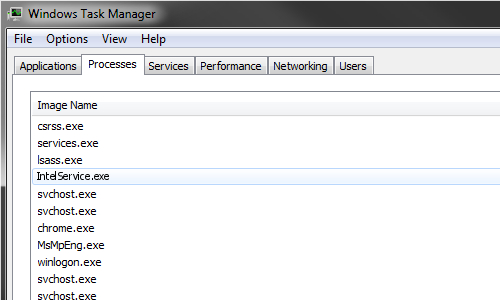 What Is Intelservice Exe