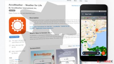 AccuWeather shares iOS users location data