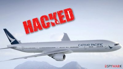 Cathay Pacific warns about data hack