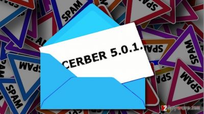 Cerber distributed via spam campaigns