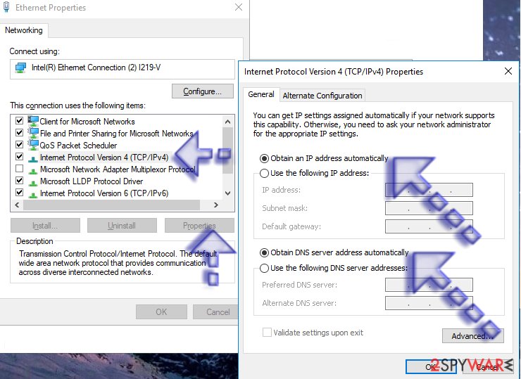 Configure Ethernet properties
