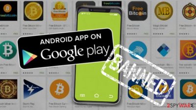 Google banned cryptocurrency miners on Play Store