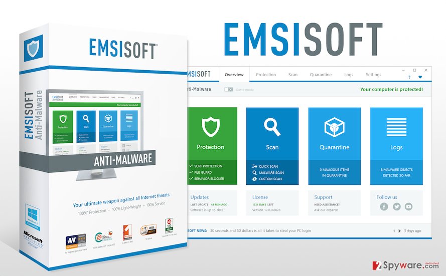 Picture representing Emsisoft Anti-Malware software