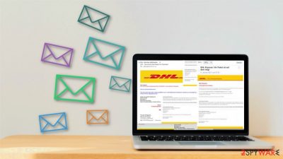 Fake emails mimic DHL shipment notifications