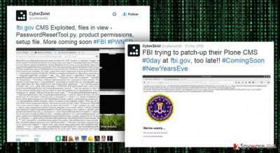 Hacker CyberZeist hacked FBI website again