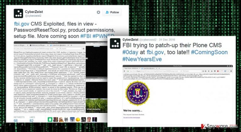 FBI website hacked again
