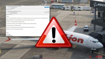 Latest Boeing 737 accidents used to spread malware via email spam