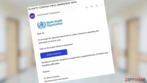 Crooks, posing as WHO, spread fake Coronavirus awareness messages