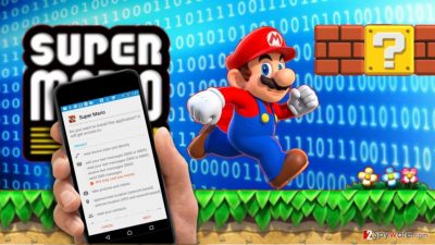 Super Mario Run APK virus image