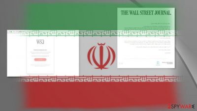 Emails from journalists with red flags got distributed to Iranians in other countries