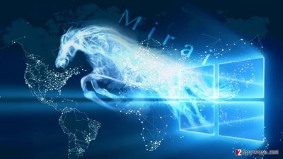 Mirai Trojan contributes to Mirai malware distribution