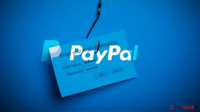 PayPal scam message on Twitter