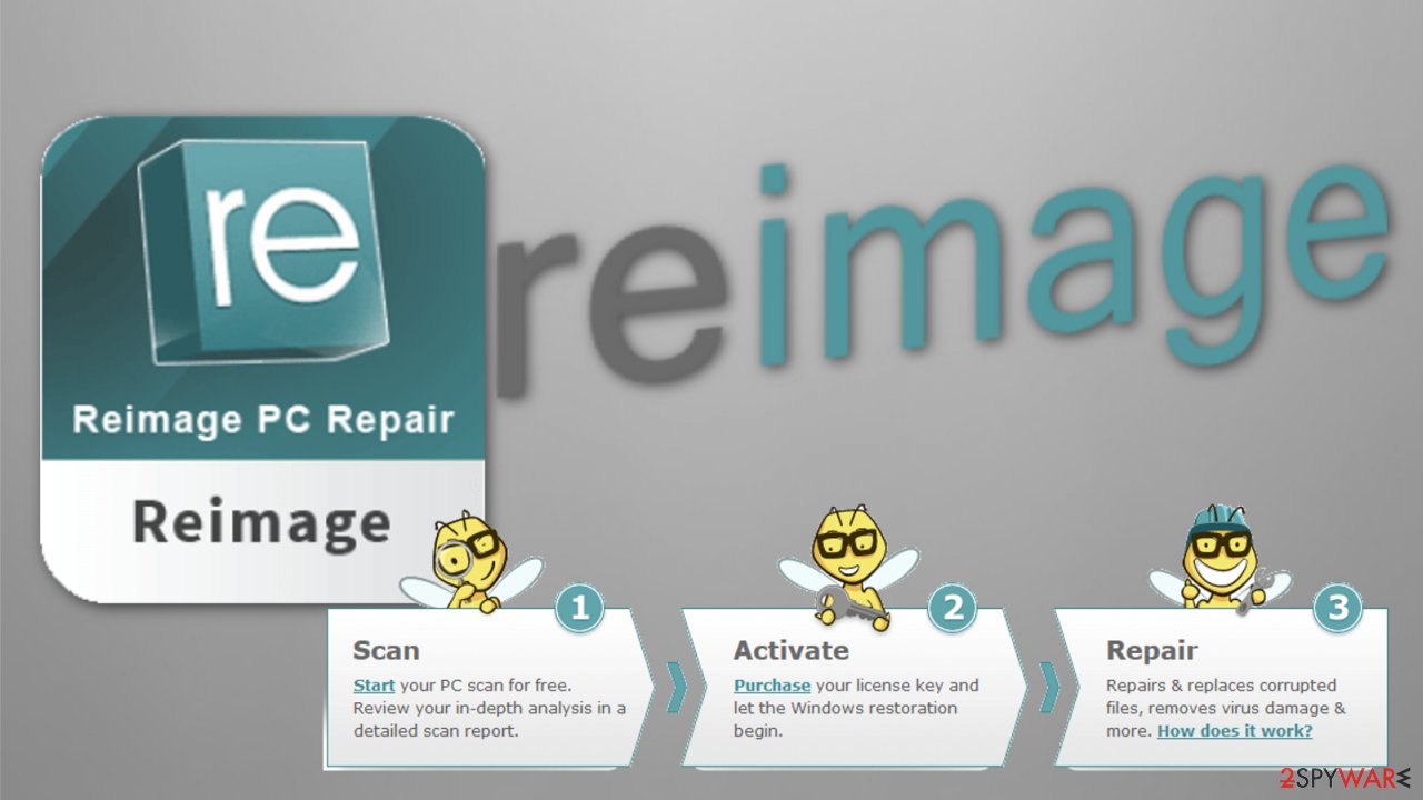 The image of Reimage repair tool