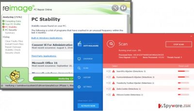 Reimage vs Plumbytes Anti-malware