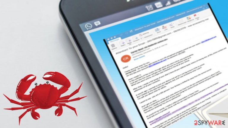 Sextortion scams spread ransomware