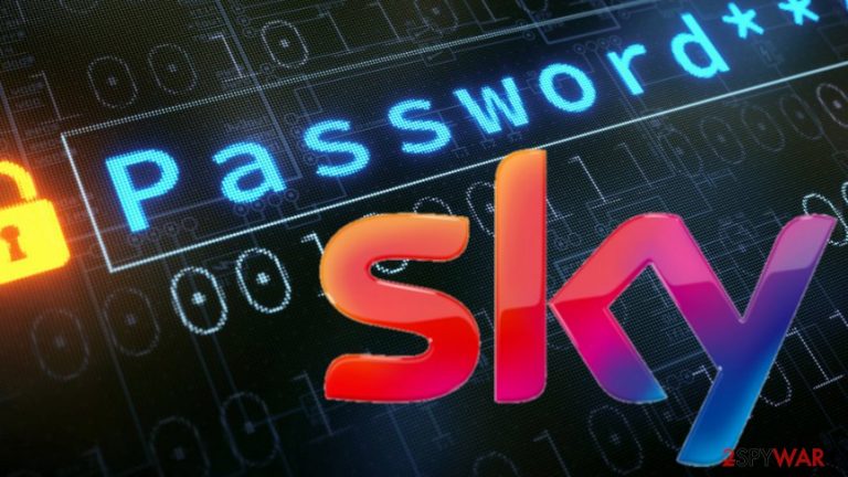 Sky locking accounts to reset users' passwords