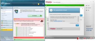 SpyHunter vs McAfee