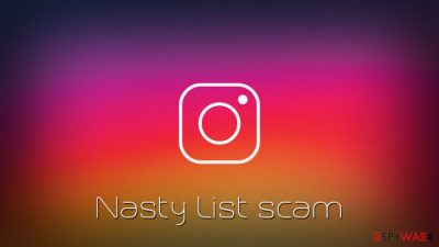 Nasty List scam on Instagram