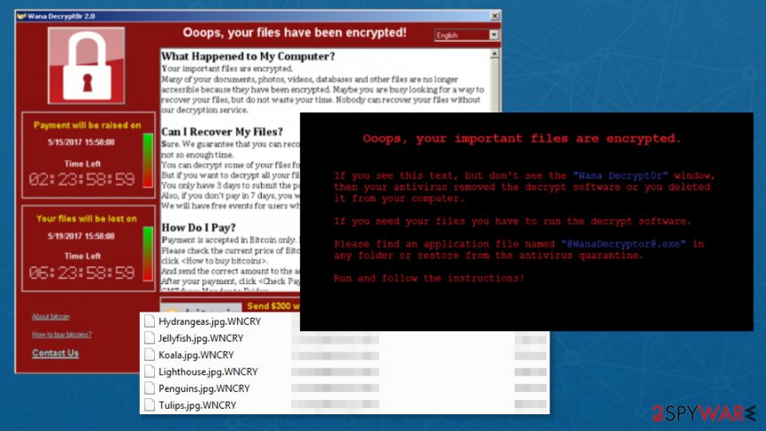 Illustration of WannaCry