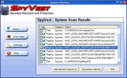 SpyVest snapshot SpyVest snapshot