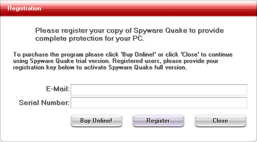 problem quake spyware