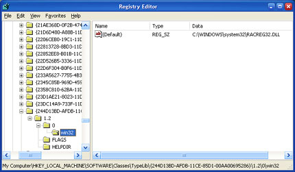 This registry entry is related to Micosoft Visual Studio 6.0, it is not a spyware