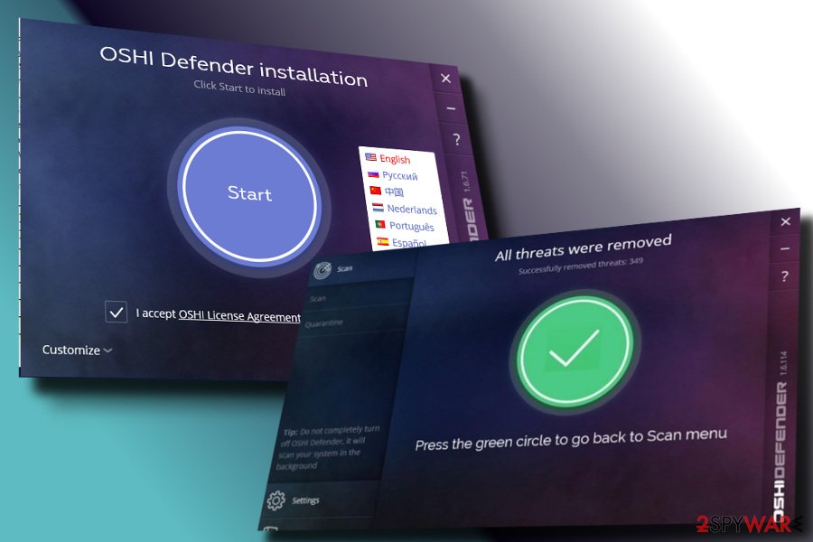 OSHI Defender scanner