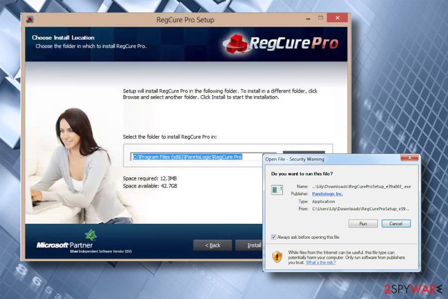 RegCure Pro download option