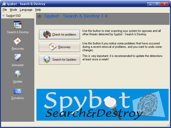 spybot search and destroy free