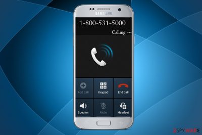 8005315000 scam call