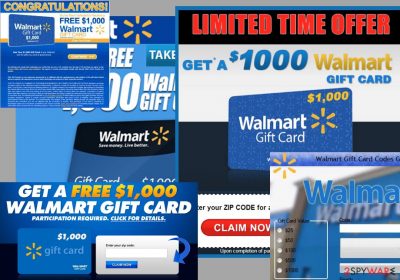$1000 Walmart Gift Card Winner ads
