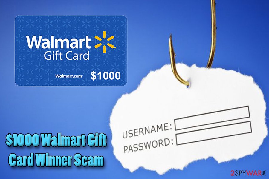 $1000 Walmart Gift Card Winner virus