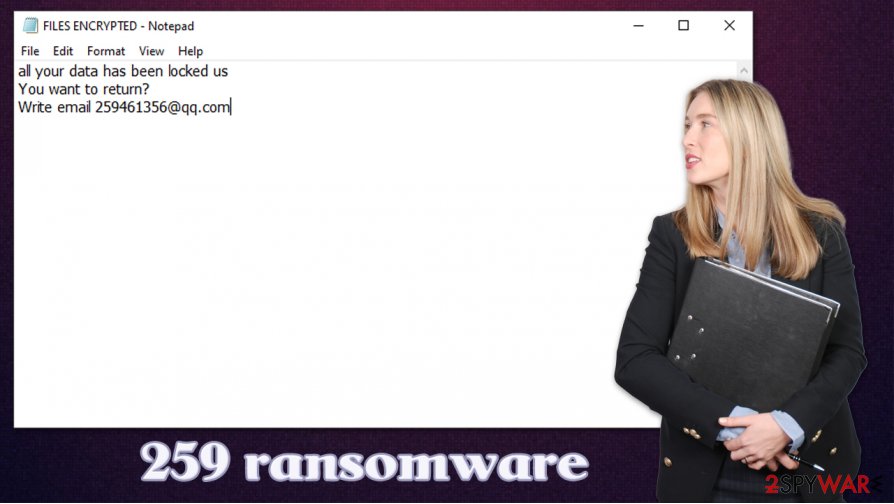 259 ransomware virus