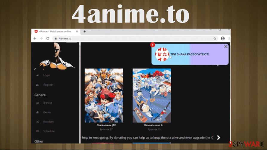 Serviço pirata 4anime apaga todos os vídeos e sugere apoiar a